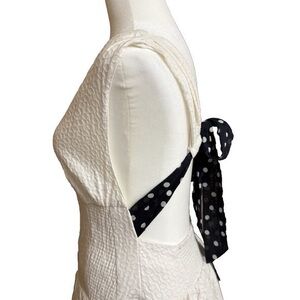 Free People Aniston Mini Dress Ivory White Size S NWT $148 Boho Summer Style